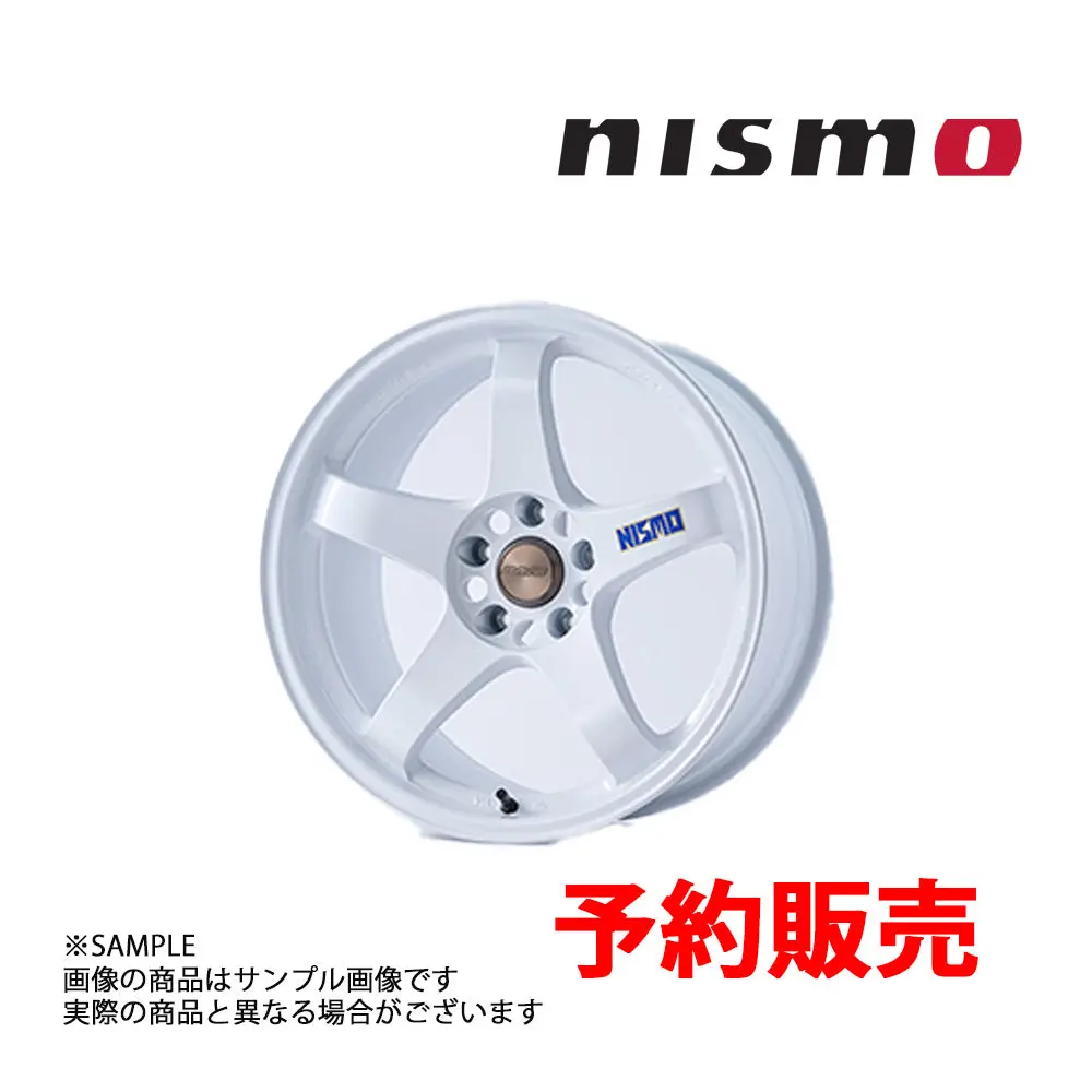 Nismo ニスモ 予約販売 40Th 記念 Lm Gt4 18X9.0 22 5H/114.3 ホワイト 1台分セット ホイール ##660132076S1 1