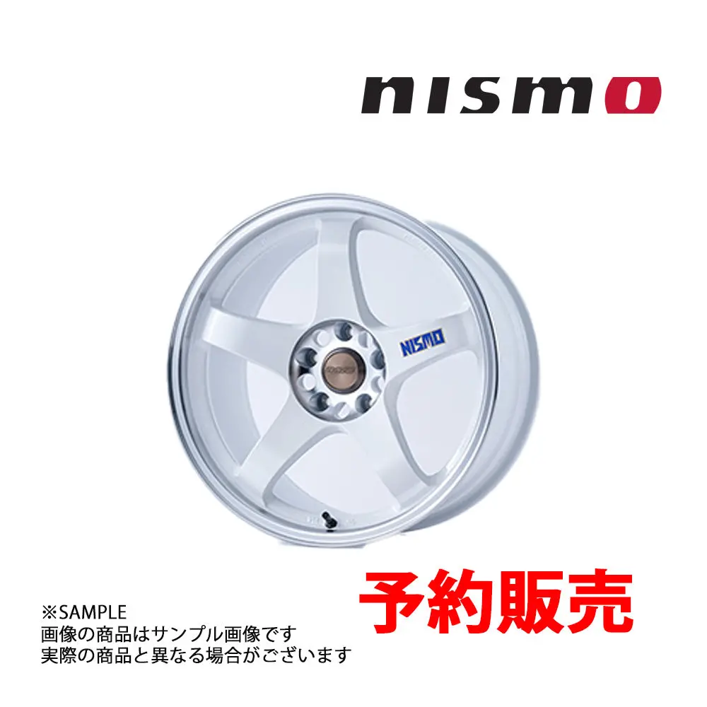 Nismo ニスモ 予約販売 40Th 記念 Lm Gt4 18X9.0 22 5H/114.3 ホワイト + 切削 シルバー 1台分セット ホイール ##660132077S1 1