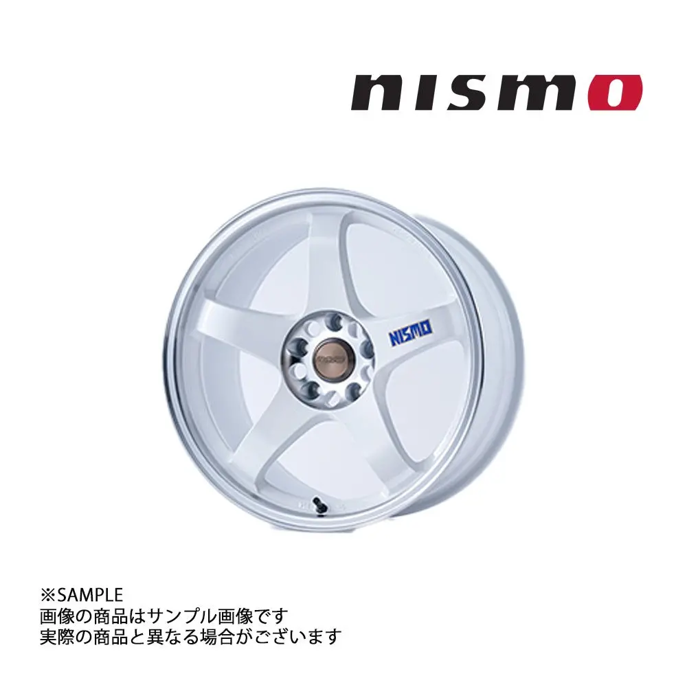 Nismo ニスモ 40Th 記念 Lm Gt4 18X9.5 12 5H/114.3 ホワイト + 切削 シルバー 1台分セット ホイール #660132079S1 1