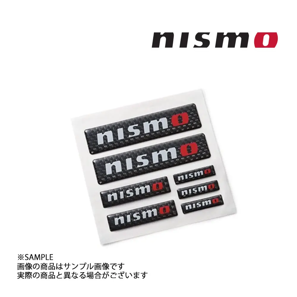 ◆ 即納 Nismo ニスモ マルチガーニッシュ カーボン ステッカー Kwaa0-50P10  #660192454 1