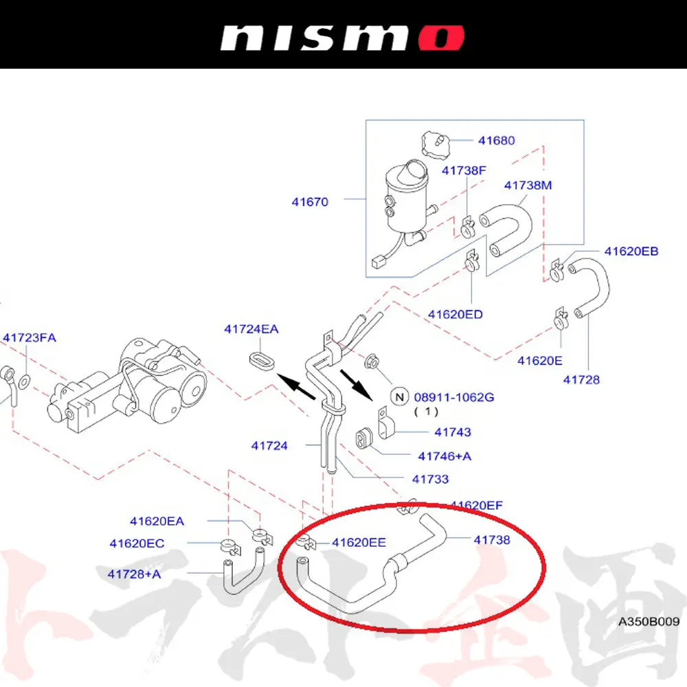 △ Nismo ヘリテージ サクション ホース スカイライン Gt-R Bcnr33/Bnr34 #660222087 1