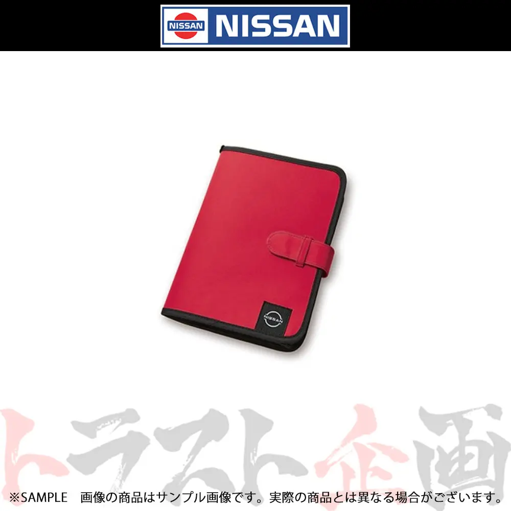 日産 再生ポリエステル 車検証ケース （レッド）  【数量限定】 ##663191662 1