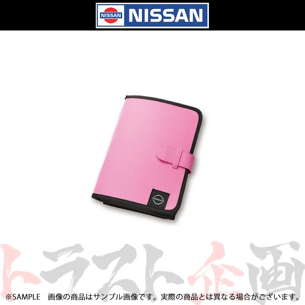 日産 再生ポリエステル 車検証ケース （ピンク）  【数量限定】 ##663191664 1