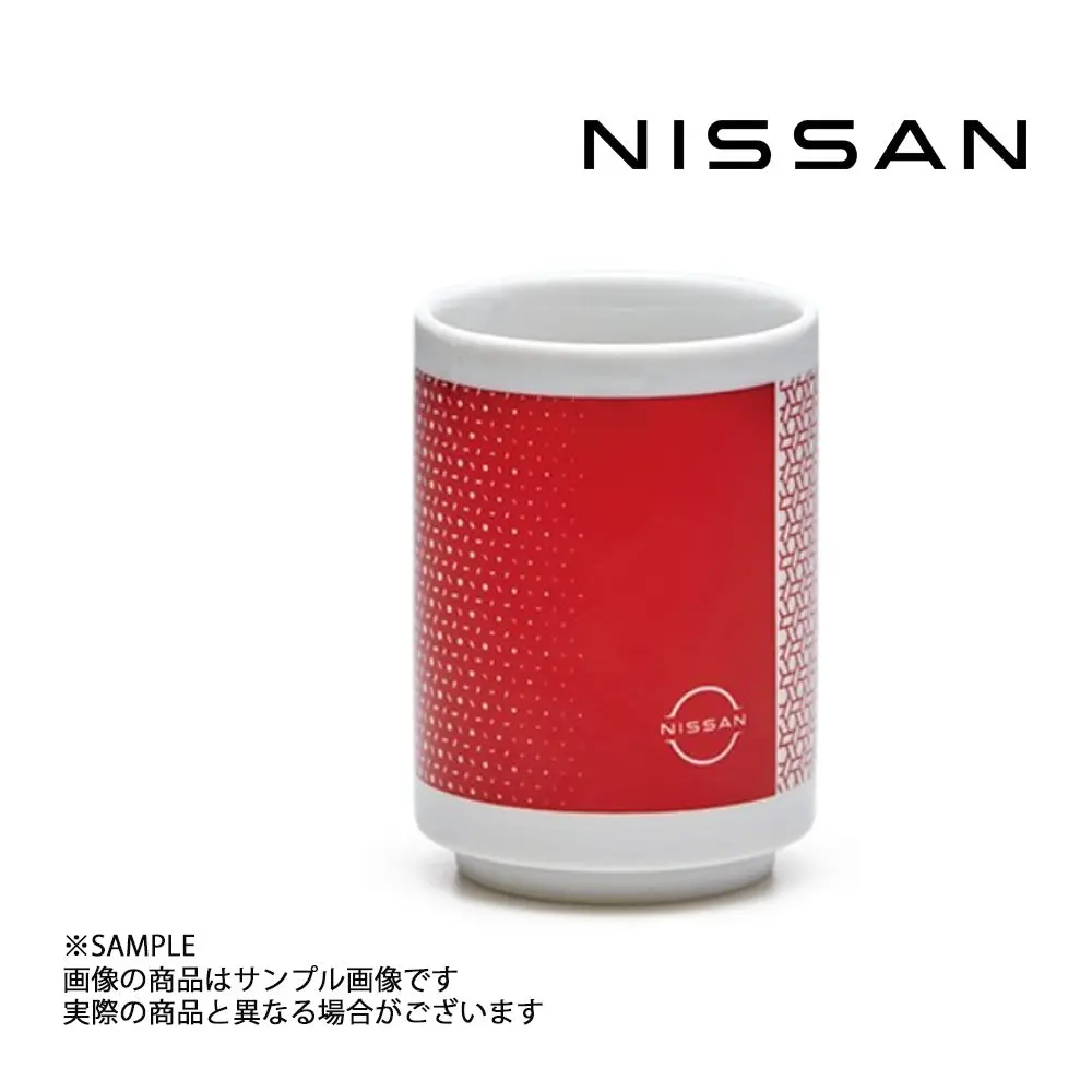 日産 純正 Nissan 湯吞 レッド Kwa62-00P9r ##663191809 1