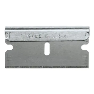 Single-Edge Razor Blade, 1-1/2 In L, High-Carbon Steel 1