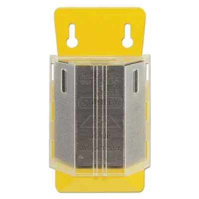 1992 Heavy Duty Utility Blades, 2-7/16 In, Carbon Steel, 100 Pk W/Dispenser 1
