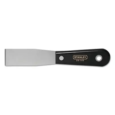 Nylon Handle Putty Knife, 1-1/4 In W, Stiff Blade 1