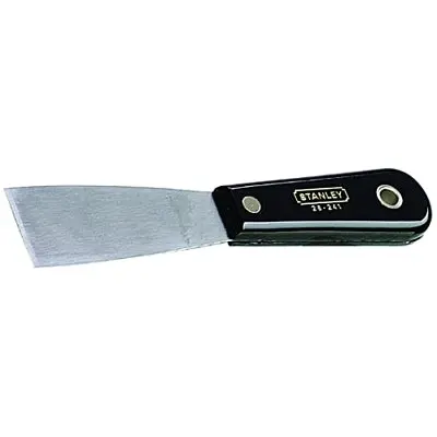 Nylon Handle Putty Knife, 1-1/4 In W, Flexible Blade 1