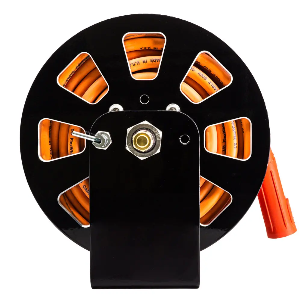 Badassreels  8 Slot Black Welding Cable Reel 1