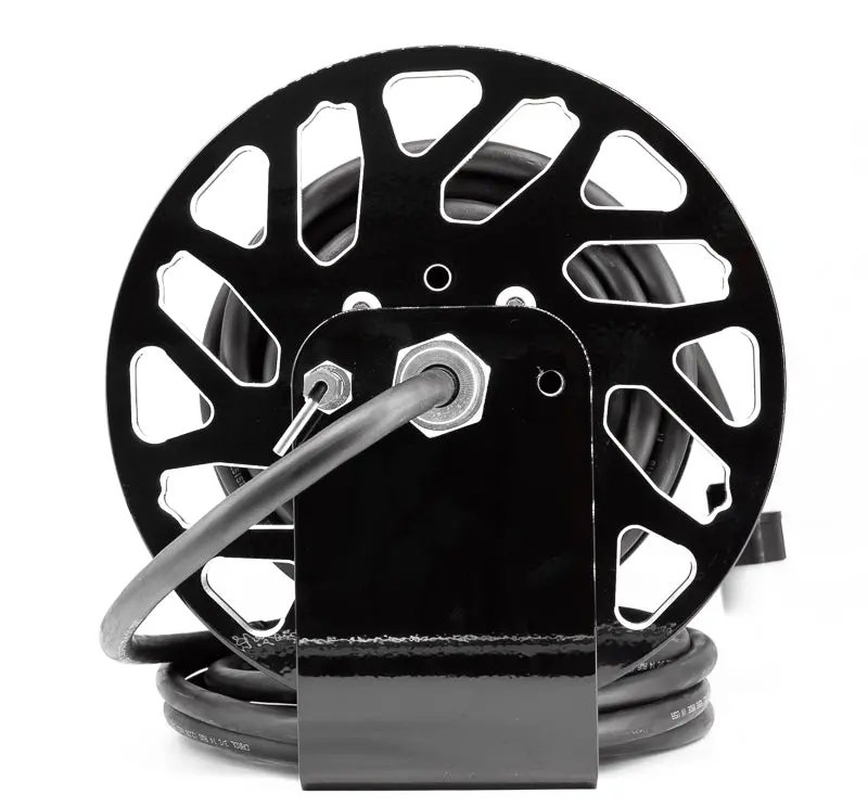 Badassreels Triton Black Extension Extension Cord Reel 1