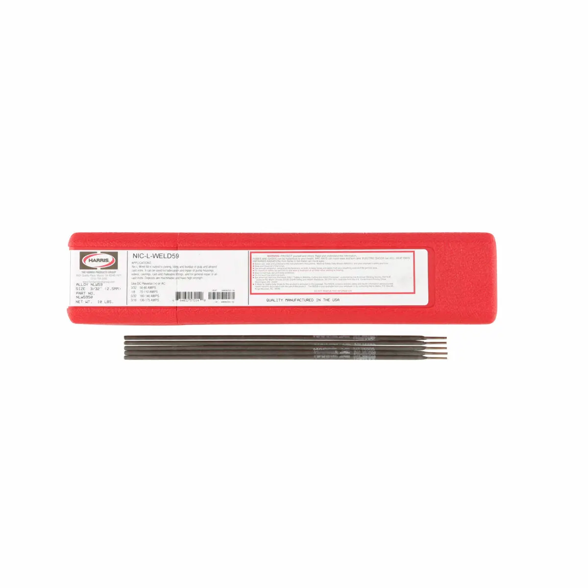 Nic-L-Weld™ 59 Nickel Alloy Stick (Smaw) Electrode 1
