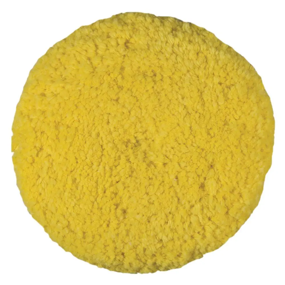 Presta Rotary Blended Wool Buffing Pad - Yellow Medium Cut [890142] 1