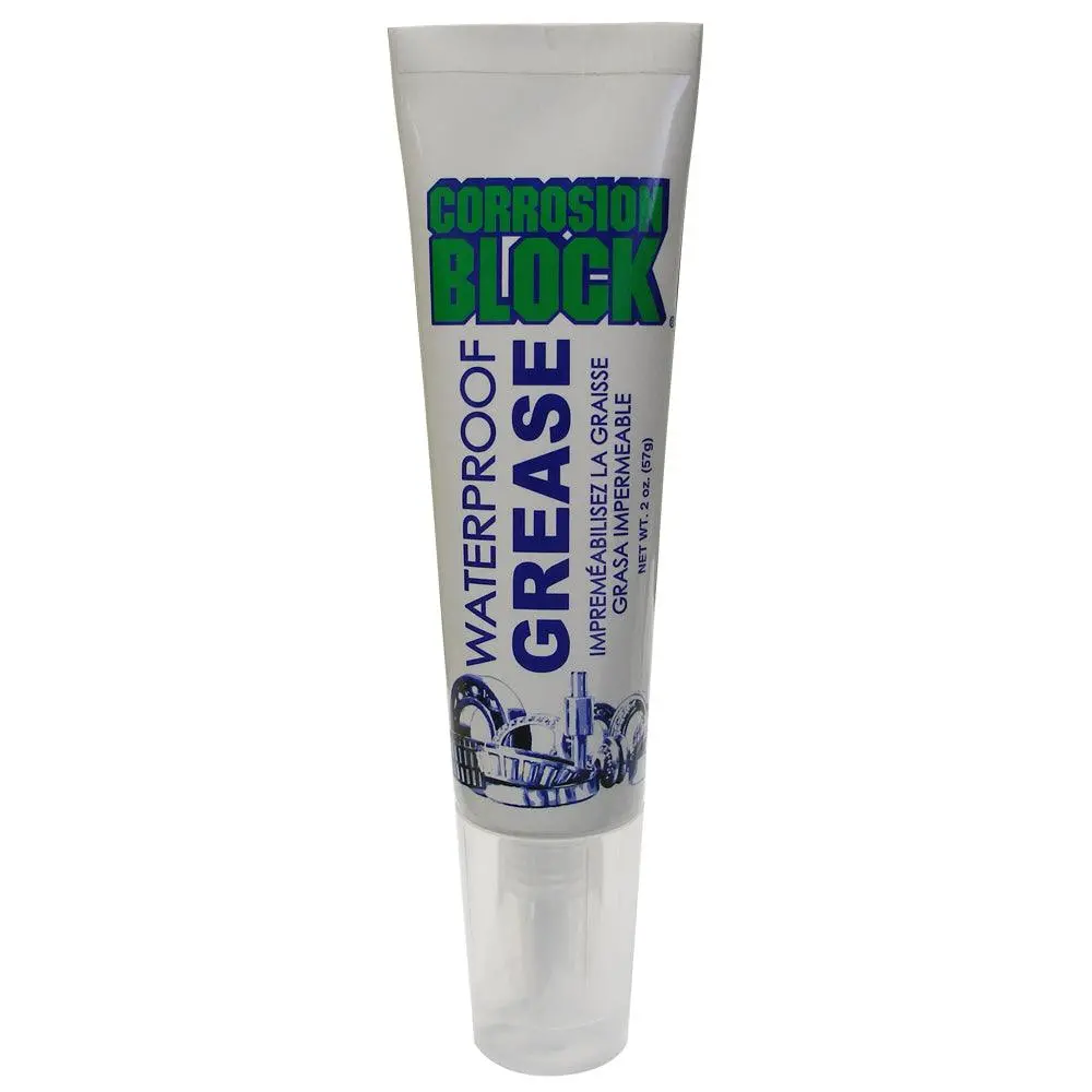 Corrosion Block High Performance Waterproof Grease - 2Oz Tube - Non-Hazmat, Non-Flammable  Non-Toxic [25002] 1