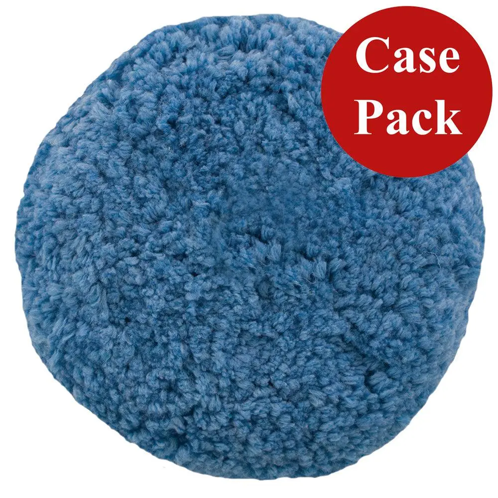 Presta Rotary Blended Wool Buffing Pad - Blue Soft Polish - *Case Of 12* [890144Case] 1