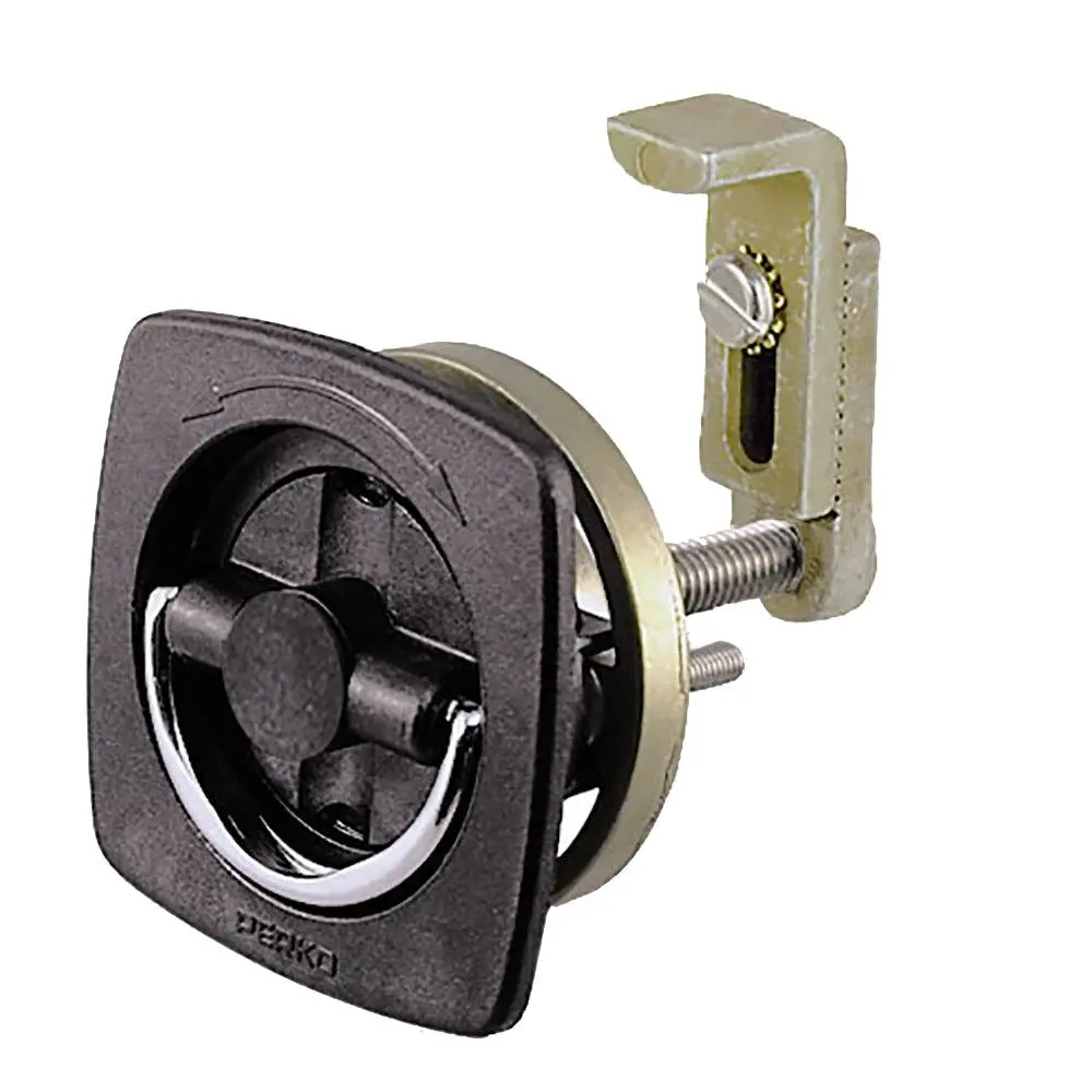 Perko Flush Latch - Non-Locking - 2.5" X 2.5" W/Offset Adjustable Cam Bar [0932Dp2blk] 1