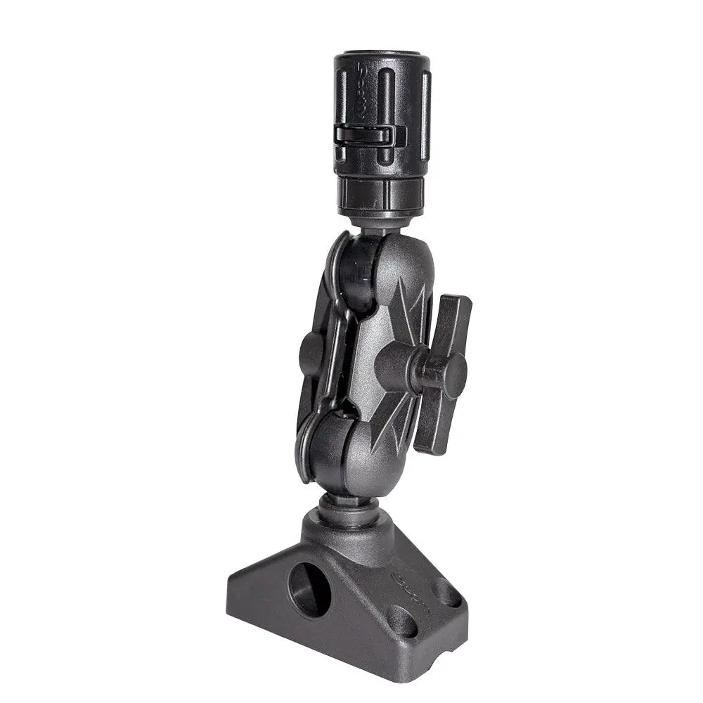 Scotty 162 1.5" Ball Mount W/Gear Head Post  241 Side Deck Mount [0162] 1