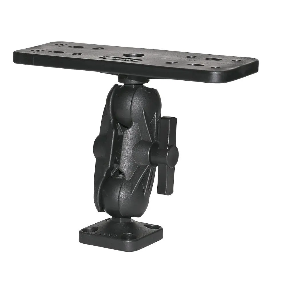 Scotty 163 1.5" Ball Mount W/Fishfinder  Universal Mounting Plate [0163] 1