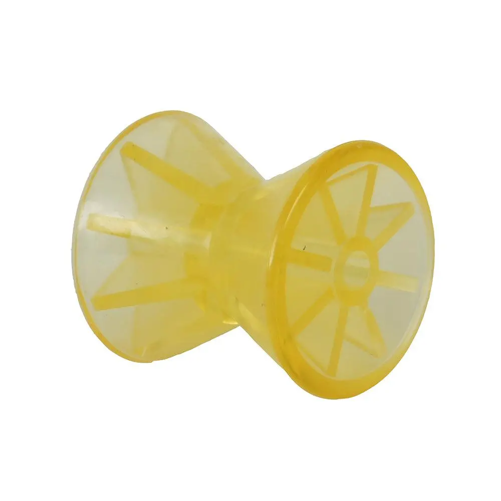 C.E. Smith Bow Roller - Yellow Pvc - 4" X 1/2" Id [29543] 1