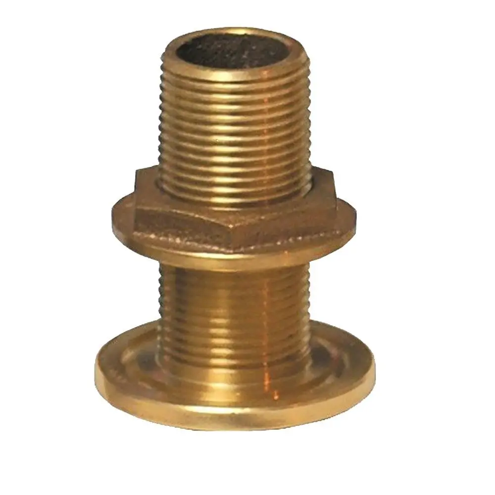 Groco 1-1/2" Nps Npt Combo Bronze Thru-Hull Fitting W/Nut [Th-1500-W] 1