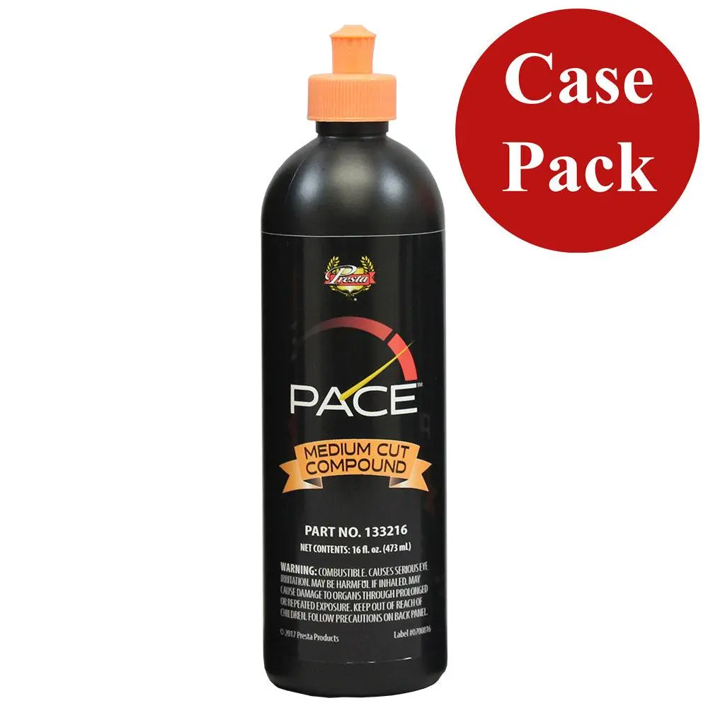 Presta Pace Medium Cut Compound - 16Oz - *Case Of 6* [133216Case] 1