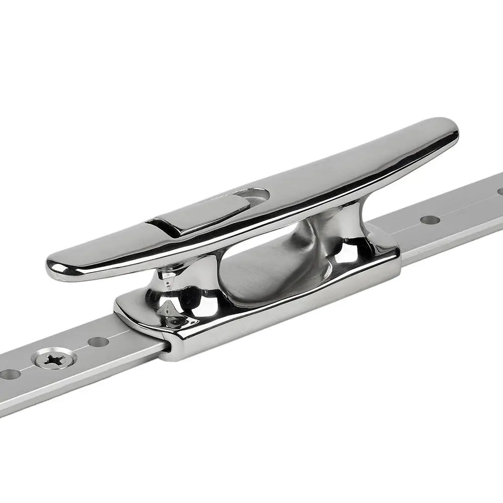Schaefer Mid-Rail Chock/Cleat Stainless Steel - 1-1/4" [70-75] 1