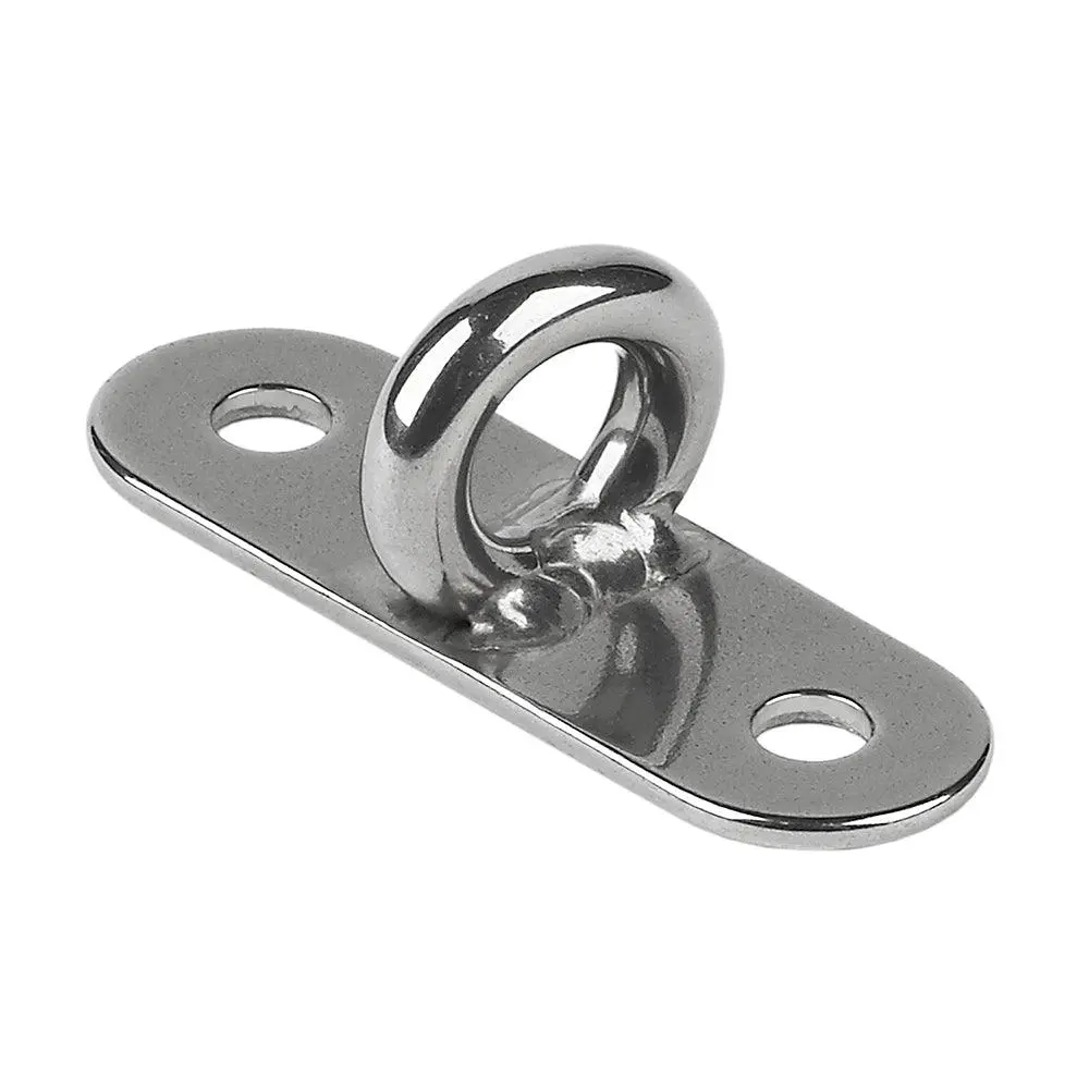 Schaefer Stainless Steel Welded Pad Eye - 1-7/8"L X 5/8"W [78-02] 1