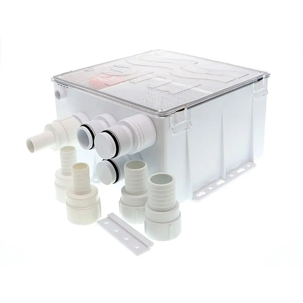 Rule Shower Drain Box W/800 Gph Pump - 12V [98B] 1