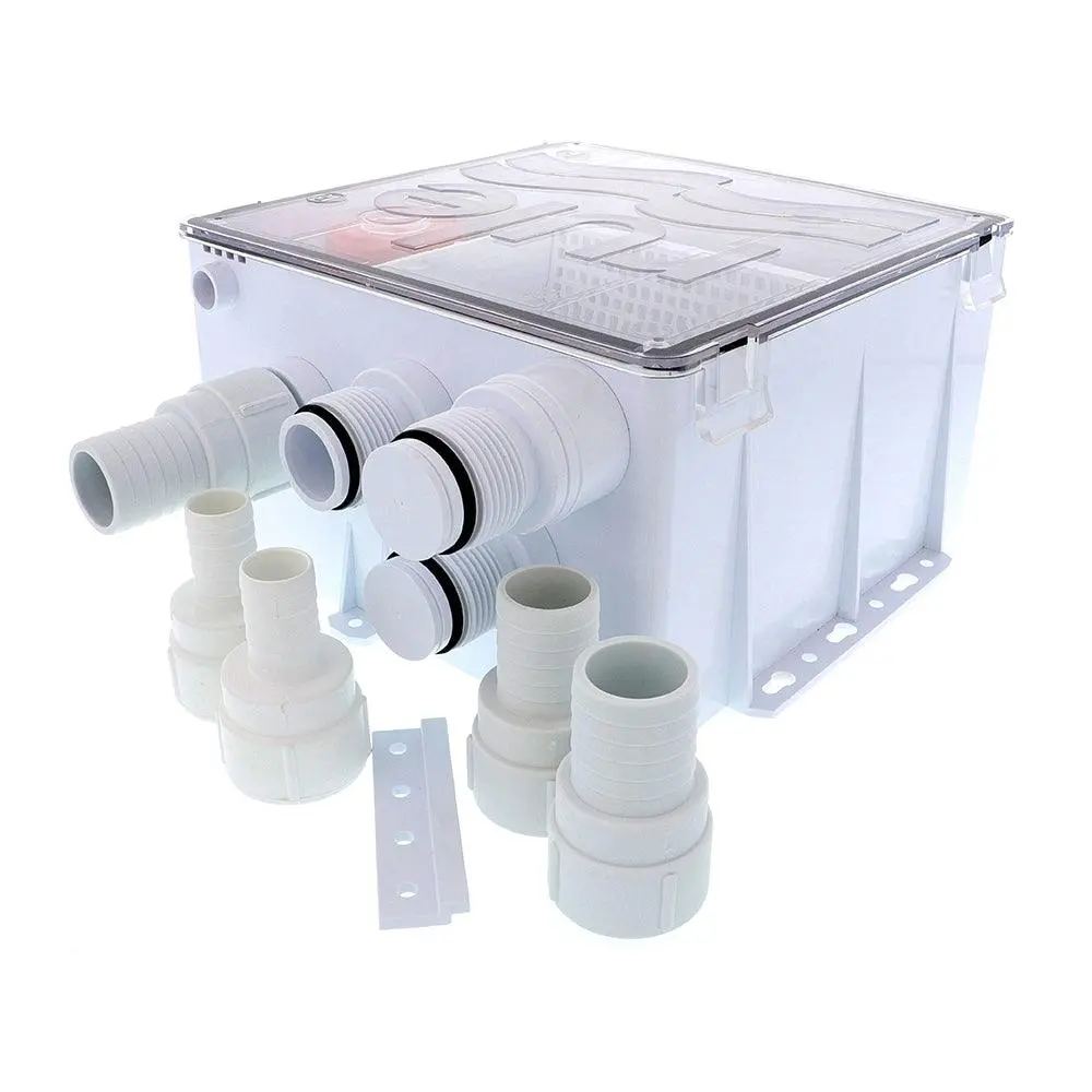 Rule Shower Drain Box W/1100 Gph Pump - 12V [99B] 1