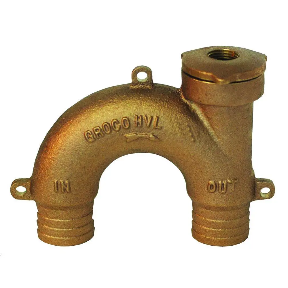 Groco Bronze Vented Loop - 1" Hose [Hvl-1000] 1