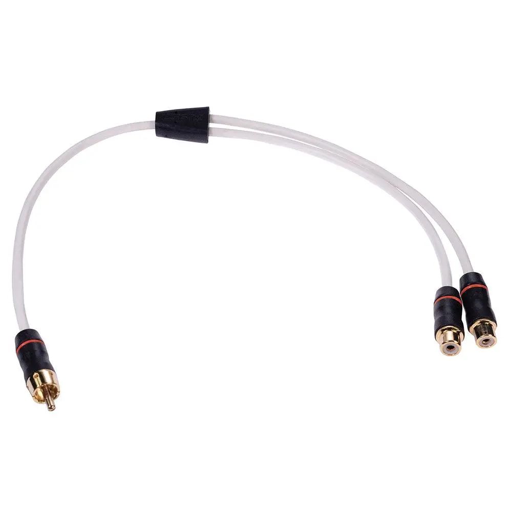 Fusion Performance Rca Cable Splitter - 1 Male To 2 Female - .9 [010-12622-00] 1