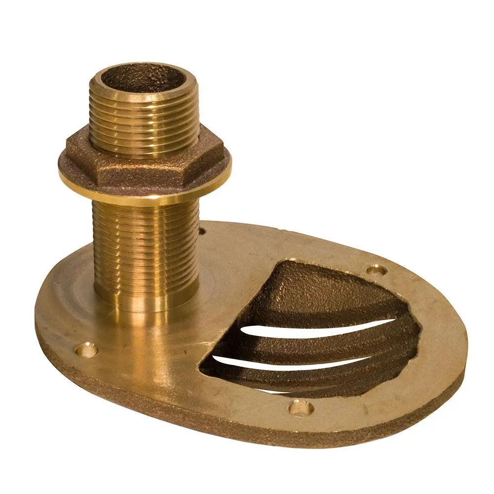 Groco 2-1/2" Bronze Combo Scoop Thru-Hull W/Nut [Sth-2500-W] 1