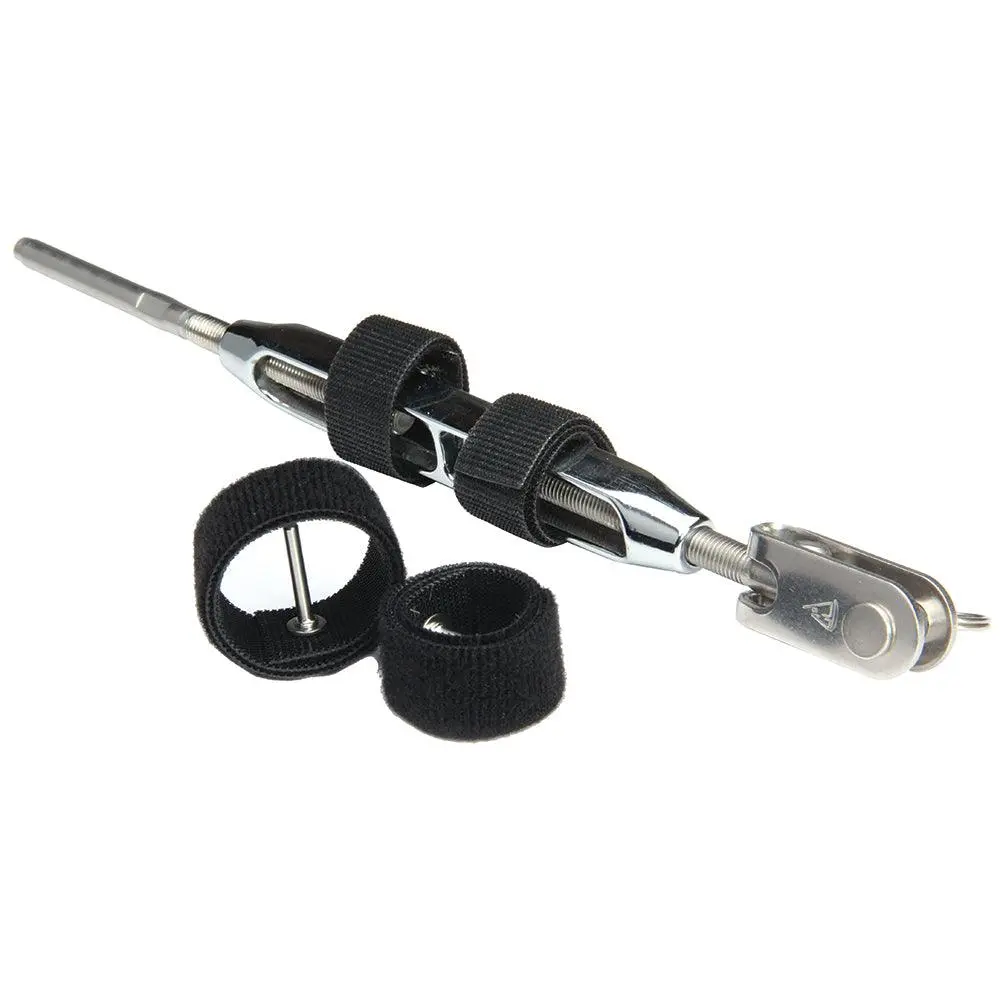 C. Sherman Johnson Wrap Pins Hook  Loop Pin Locking Devices For Open Body Turnbuckles 7/16"  1/2" - 2-Pack [Wrapc4-P] 1