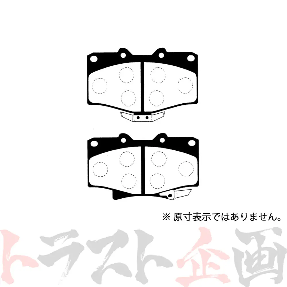 Project Μ ブレーキ パッド B Spec (フロント) F102 ハイラックス ##774201005 2