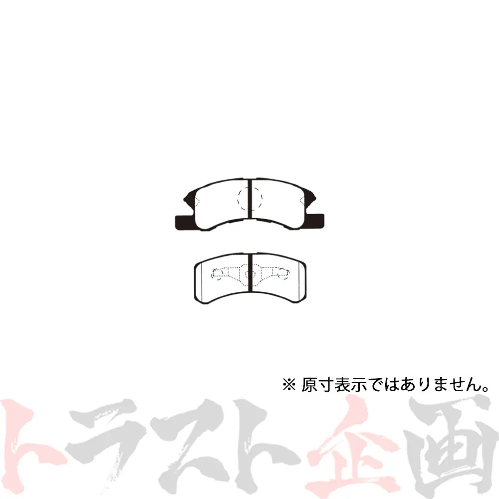 Project Μ ブレーキ パッド B Spec (フロント) F582 ダイハツ トヨタ ニッサン ##774201209 2
