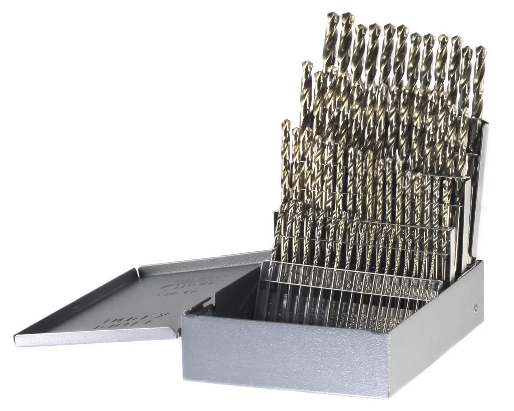 60Pc Bright Drill Bit Set #1-#60 1