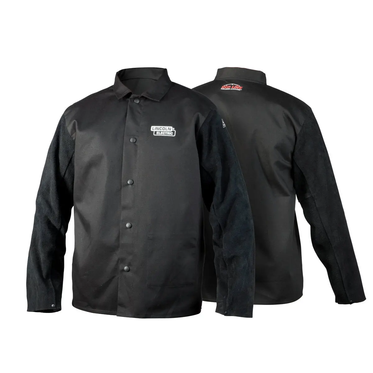 Lincoln Electric Traditional Split Leather-Sleeved Welding Jacket 1