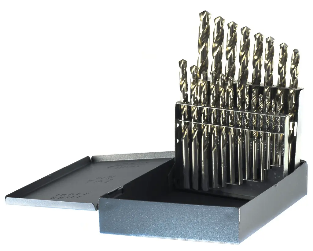 21Pc Drill Bit Set 1/16-3/8 By 64Ths 1