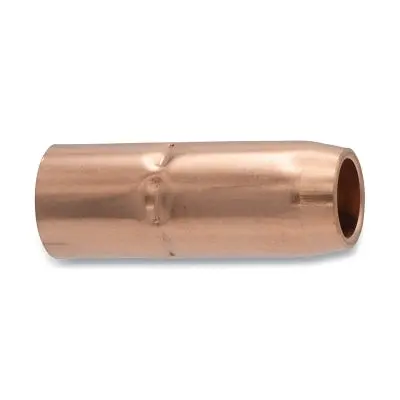 Mig Gun Nozzle, Flush, 5/8 In Bore, For Miller® Style, Copper 1