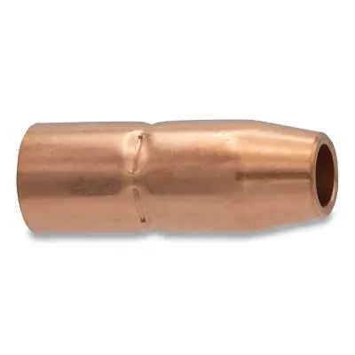 Mig Gun Nozzle, 1/2 In Bore, Flush, Miller® Style 1