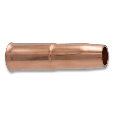Mig Gun Nozzle, Adjustable, 5/8 In Bore, For Tweco® Style 24A, Copper 1