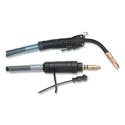 Mig Gun For Tweco® Consumables, 250 A, 15 Ft, Miller® Connector, 0.035 In To 0.045 In Wire 1
