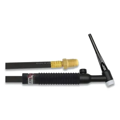 26Fv Tig Torch Package, Air Cooled, 200 A, Flex Head With Valve, 25 Ft Cable, Rubber 1