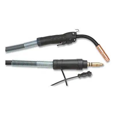 Mig Gun For Tweco® Consumables, 400 A, 15 Ft, Miller® Connector, 0.035 In To 0.045 In Wire 1