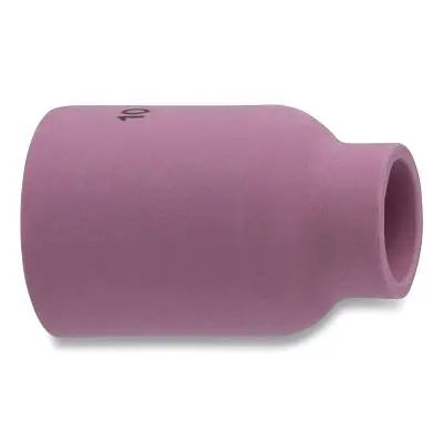 Alumina Nozzle Tig Cup, 5/8 In, Size 10, Large Gas Lens,  1-7/8 In 1