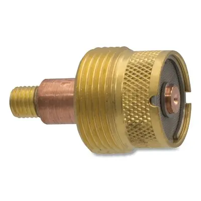Gas Lens Collet Body, 1/8 In, Used On 9, 20 Torches, Stubby 1