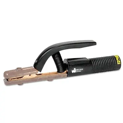 Electrode Holder - High Tong Type, 300 A, Brass, 1/0 Cable, 5 Mm Electrode Cap, 10.04 In L 1