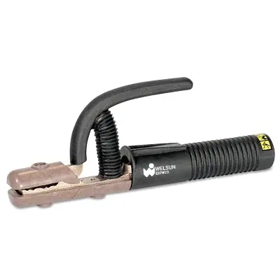 Electrode Holder - High Tong Type, 250 A, Brass, 1/0 Cable, 4 Mm Electrode Cap, 9.25 In L 1