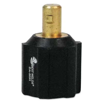 Dinse Connector, Euro To Usa Adapter, Twist-Lock, 1/0 Awg To 3/0 Awg Cable Capacity 1