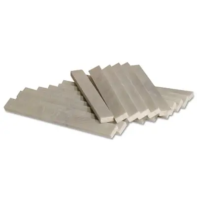 Soapstone, Flat, 1/2 In W X 3/16 In H X 5 In L, White 1