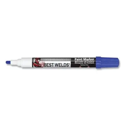 Paint Marker, Reversible Bullet/Bullet Tip, Blue 1